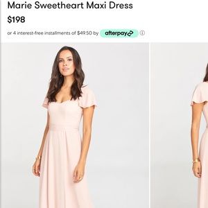Show Me Your Mumu “Marie Sweetheart Maxi Dress”